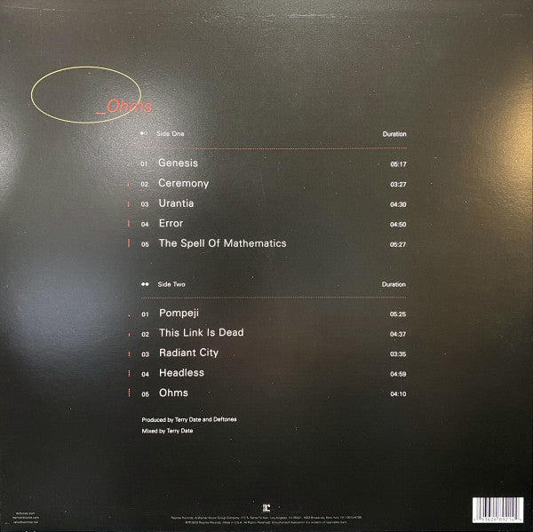 Deftones : _Ohms (LP,Album,Reissue,Stereo)