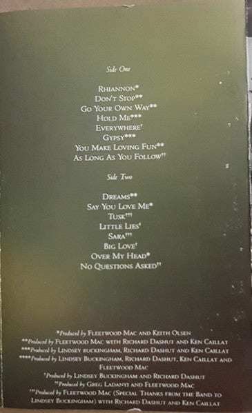 Fleetwood Mac : Greatest Hits (Compilation,Club Edition)