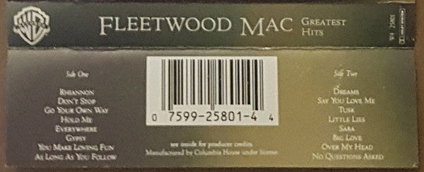 Fleetwood Mac : Greatest Hits (Compilation,Club Edition)