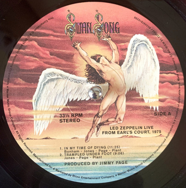 Led Zeppelin : Live EP (LP,EP,Compilation,Stereo)