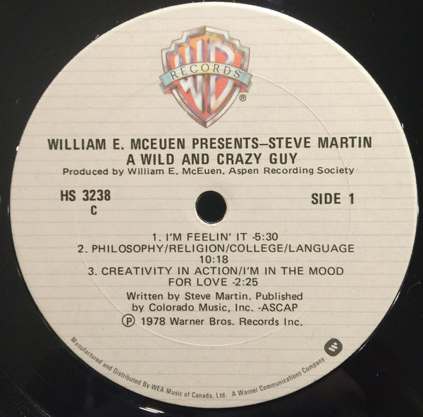 Steve Martin (2) : A Wild And Crazy Guy (LP,Album)
