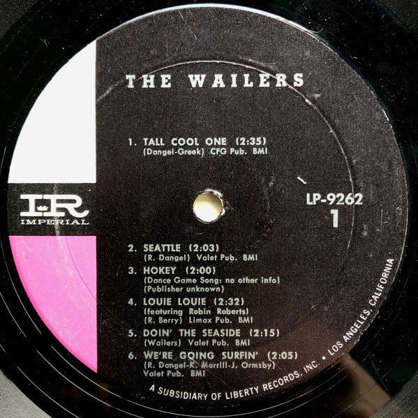Wailers (2), The : Tall Cool One (LP,Album,Compilation,Mono)