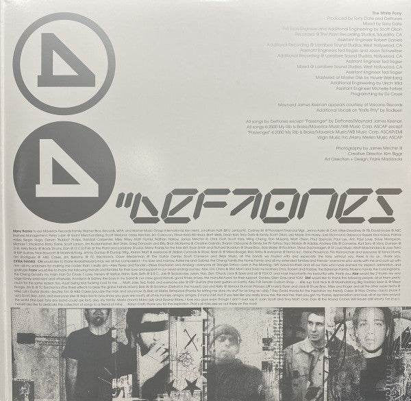 Deftones : White Pony (LP,Album,Reissue,Repress)