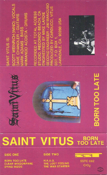 Saint Vitus : Born Too Late (Album)