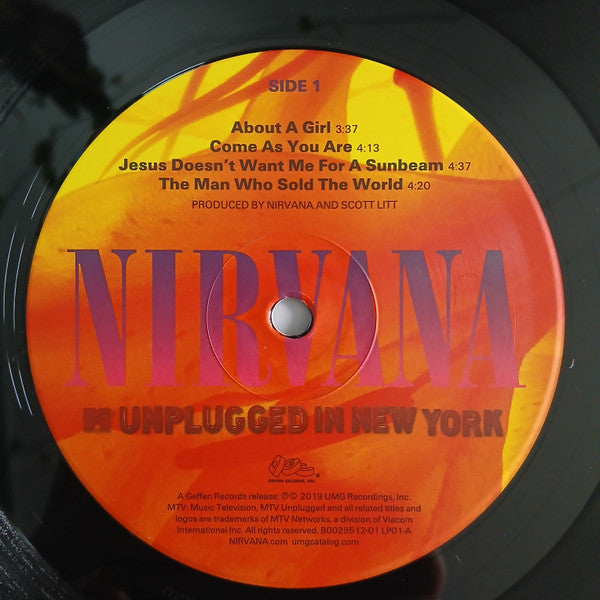Nirvana : MTV Unplugged In New York (LP,Album,Reissue,Repress)