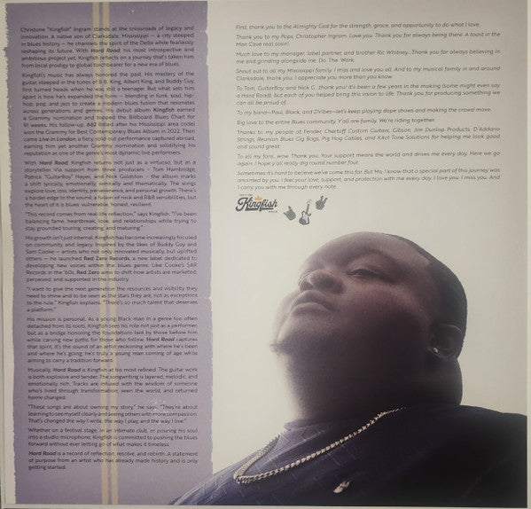 Christone "Kingfish" Ingram : Hard Road (LP,Album,Limited Edition,Numbered,Stereo)