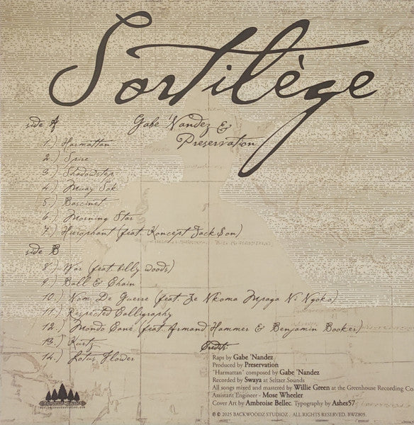 Gabe Nandez & Preservation : Sortilège (LP,Album,Limited Edition)