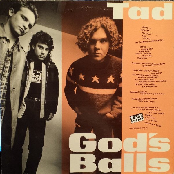 Tad : God's Balls (LP,Album)