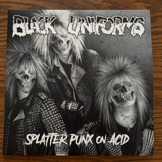 Black Uniforms : Splatter Punx On Acid (LP,Compilation,Limited Edition,Numbered)