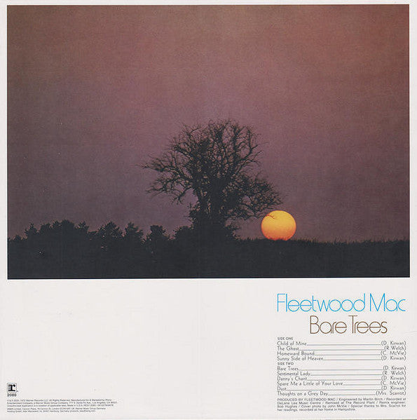Fleetwood Mac : Bare Trees (LP,Album,Reissue,Stereo)