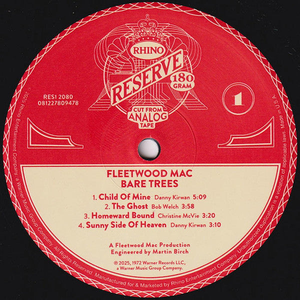 Fleetwood Mac : Bare Trees (LP,Album,Reissue,Stereo)