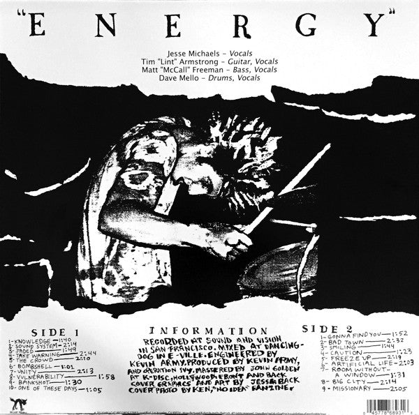 Operation Ivy : Energy (LP,Album,Reissue)