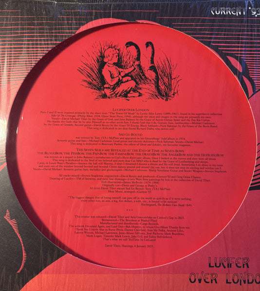 Current 93 : Lucifer Over London (12",Mini-Album,Limited Edition,Picture Disc,Remastered)