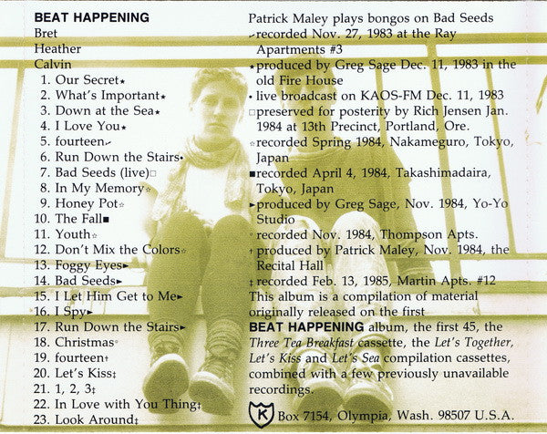 Beat Happening : Beat Happening (Compilation,Reissue)