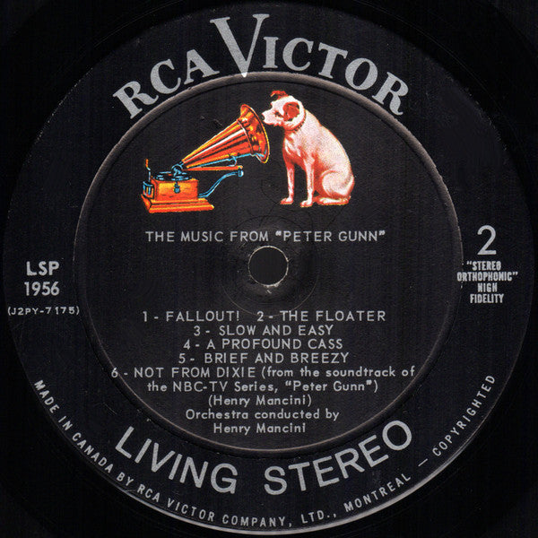 Henry Mancini : The Music From Peter Gunn (LP,Album,Stereo)