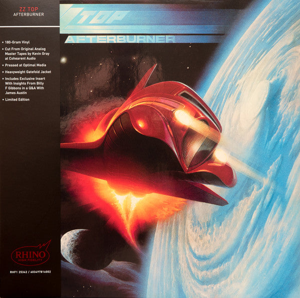 ZZ Top : Afterburner (LP,Album,Limited Edition,Reissue,Remastered)