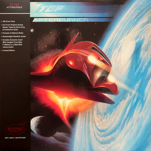 ZZ Top : Afterburner (LP,Album,Limited Edition,Reissue,Remastered)