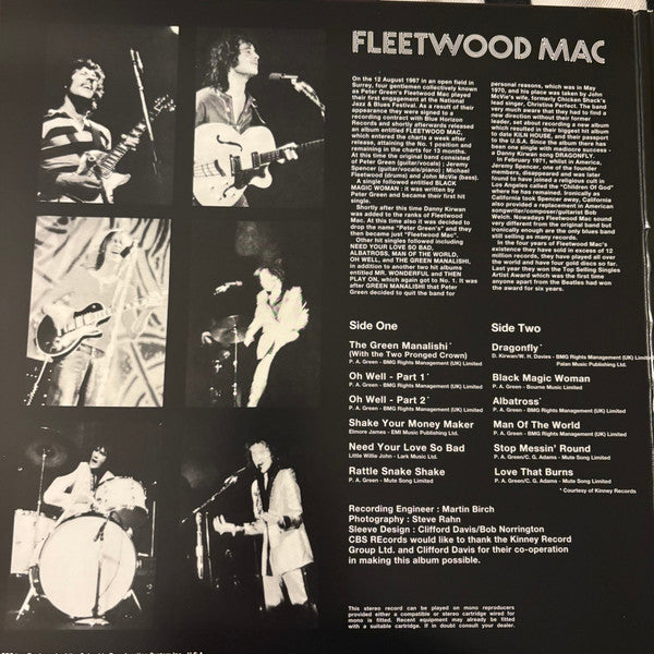 Fleetwood Mac : Fleetwood Mac Greatest Hits (LP,Compilation,Reissue,Stereo)