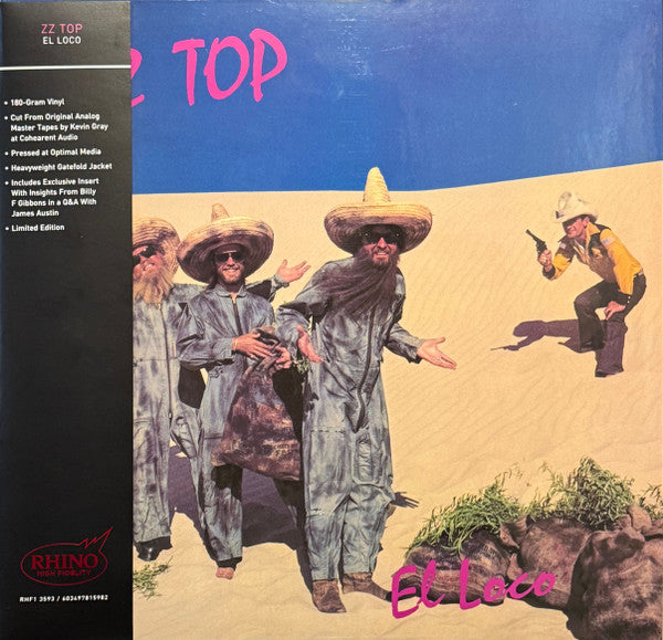 ZZ Top : El Loco (LP,Album,Limited Edition,Reissue,Stereo)