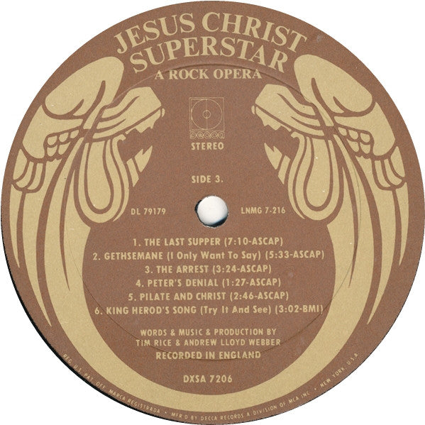 Andrew Lloyd Webber And Tim Rice : Jesus Christ Superstar (LP,Album)