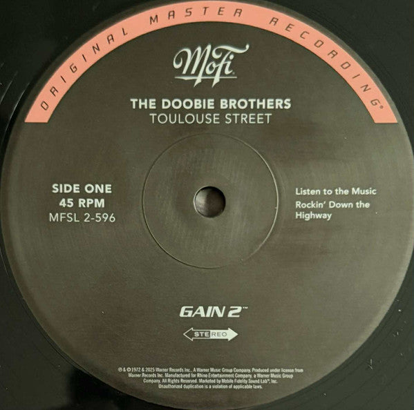 Doobie Brothers, The : Toulouse Street (LP,45 RPM,Album,Reissue,Remastered,Special Edition,Stereo)
