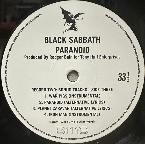 Black Sabbath : Paranoid (LP,Album,Reissue,Remastered)