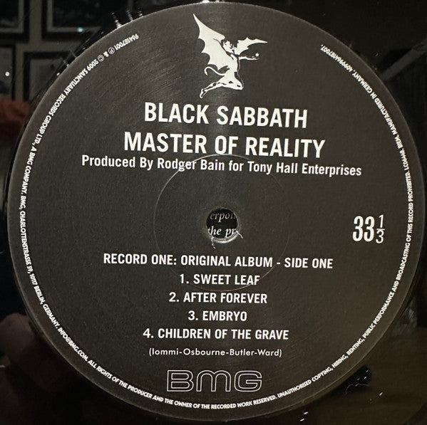 Black Sabbath : Master Of Reality (LP,Album,Reissue,Remastered)