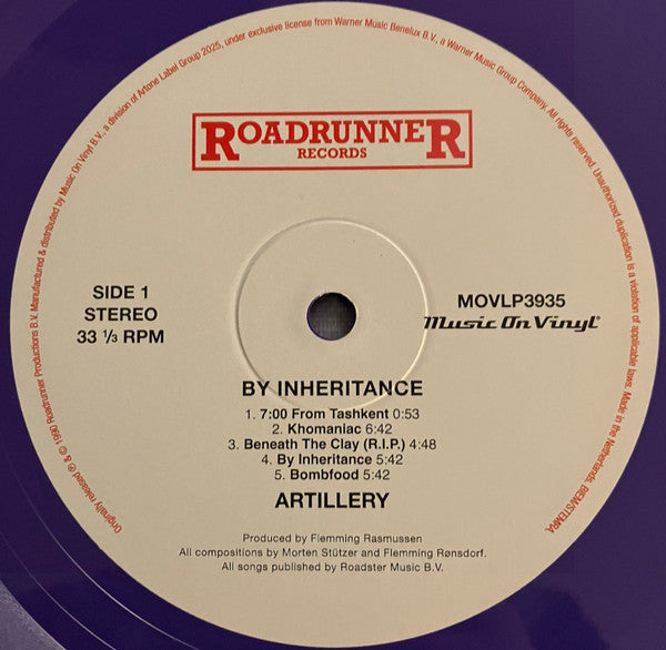 Artillery (2) : By Inheritance (LP,Album,Limited Edition,Reissue,Stereo)