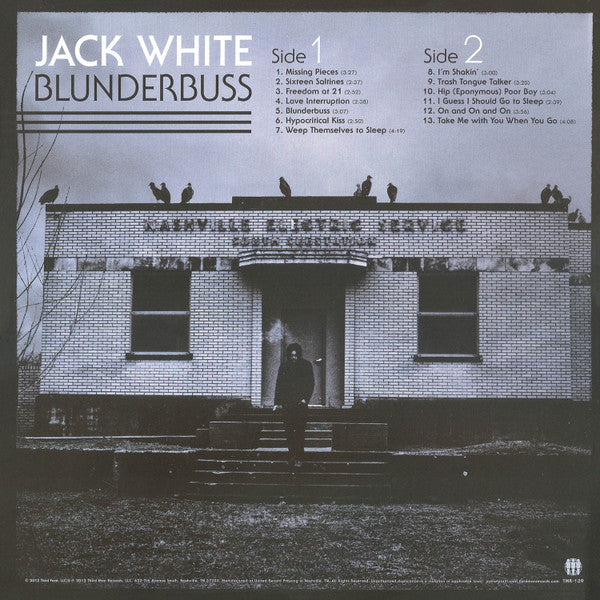 Jack White (2) : Blunderbuss (LP,Album)