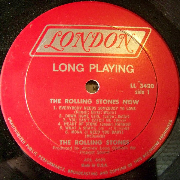 Rolling Stones, The : The Rolling Stones, Now! (LP,Album,Repress,Mono)