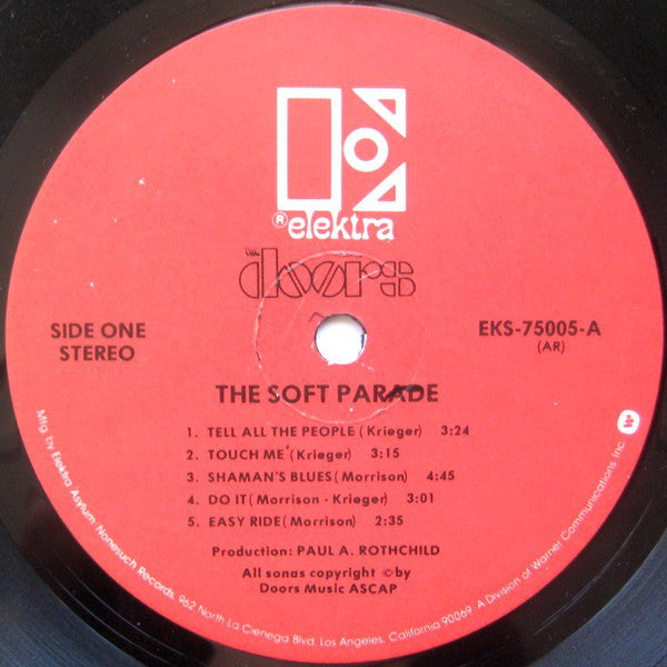 Doors, The : The Soft Parade (LP,Album,Repress)