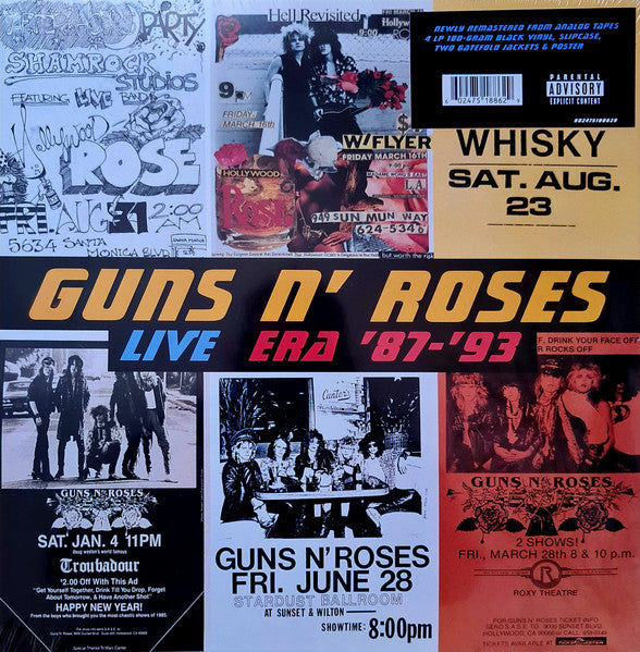 Guns N' Roses : Live Era '87-'93 (LP,Remastered,Repress,Stereo)