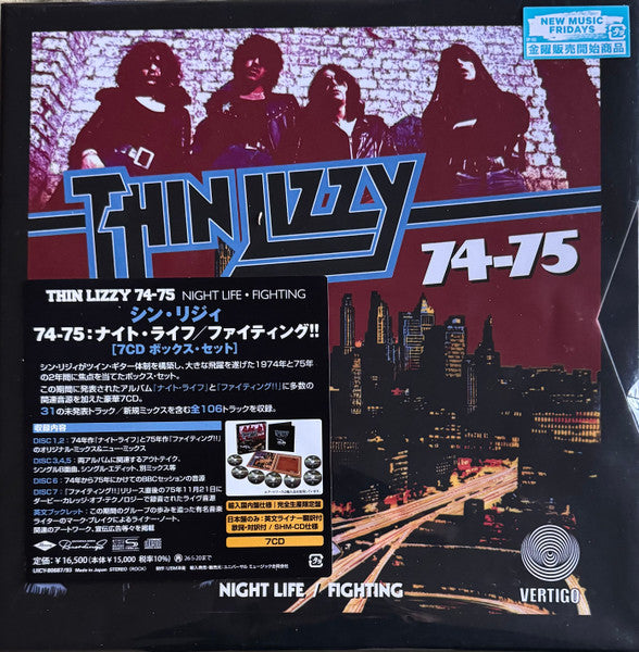Thin Lizzy : 74-75 Night Life / Fighting (Compilation,Deluxe Edition,Limited Edition)