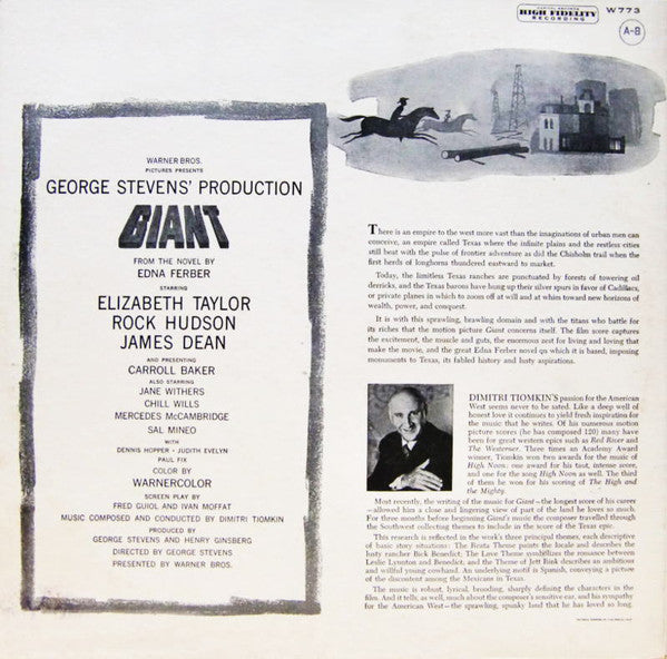 Dimitri Tiomkin : Giant (LP,Album,Mono)