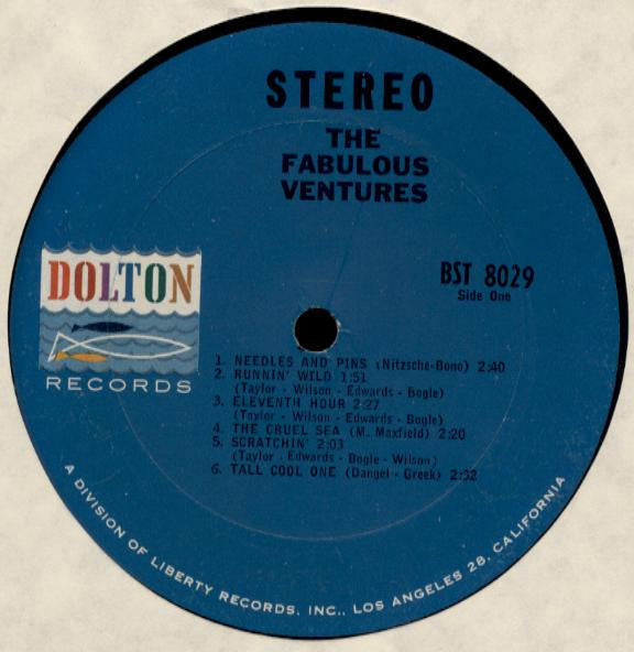 Ventures, The : The Fabulous Ventures (LP,Stereo)