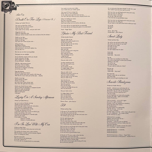 Queen : A Night At The Opera - 50th Anniversary Edition  (LP,Album,Reissue)