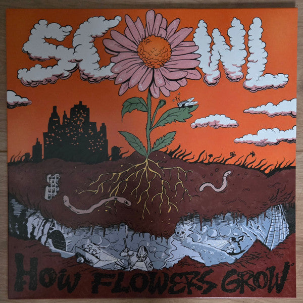 Scowl (4) : How Flowers Grow (LP,45 RPM,Album,Repress)