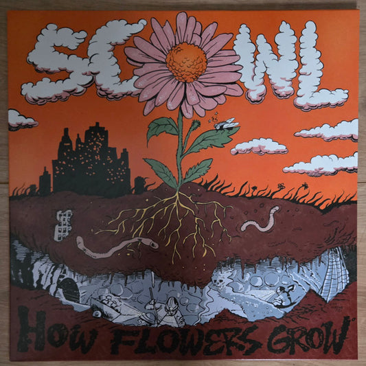 Scowl (4) : How Flowers Grow (LP,45 RPM,Album,Repress)