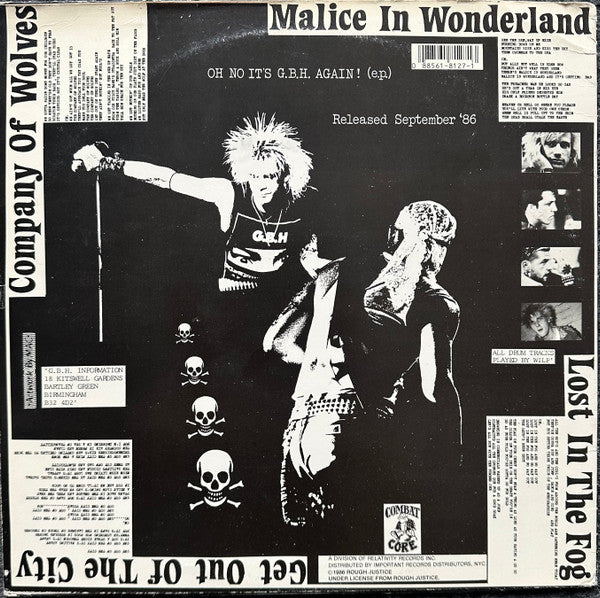 G.B.H. : Oh No It's G.B.H. Again! (12",33 ⅓ RPM,EP,Stereo)