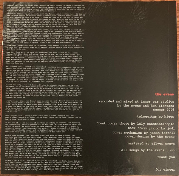 Evens, The : The Evens (LP,Album,Reissue,Remastered)