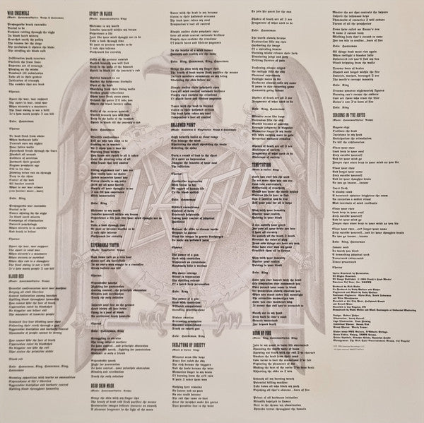 Slayer : Seasons In The Abyss (LP,Album,Reissue,Remastered,Stereo)