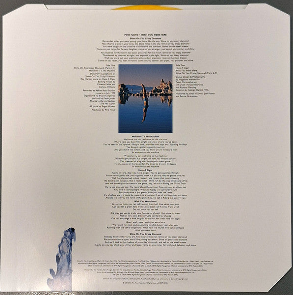 Pink Floyd : Wish You Were Here  (LP,Album,Limited Edition,Reissue,Remastered,Stereo)
