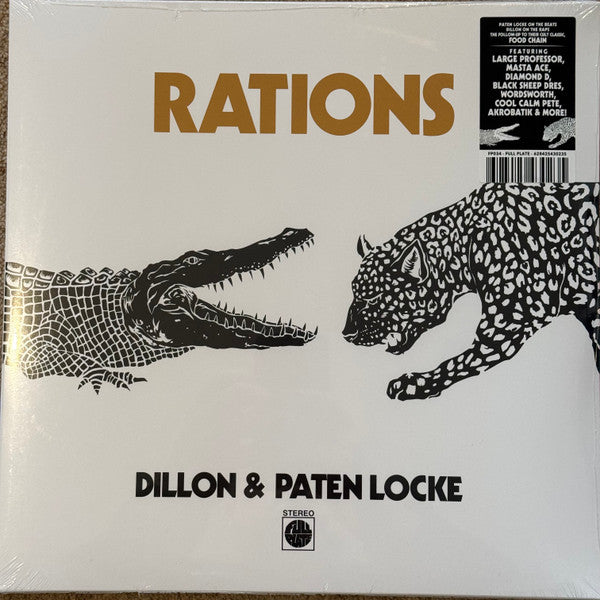 Dillon (3) & Paten Locke : Rations (LP,Album,Limited Edition)