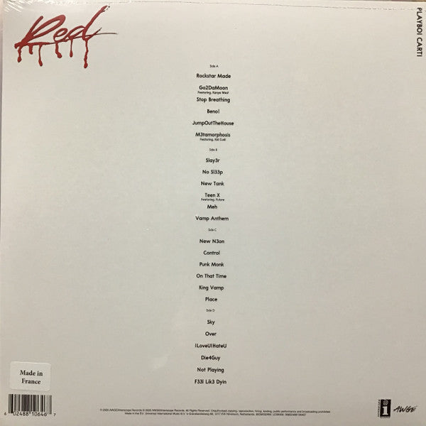Playboi Carti : Whole Lotta Red  (LP,Album,Reissue)