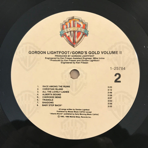 Gordon Lightfoot : Gord's Gold, Volume II (LP,Album)