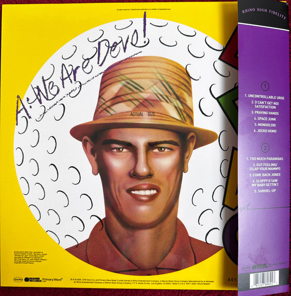 Devo : Q: Are We Not Men? A: We Are Devo! (LP,Album,Limited Edition,Numbered,Reissue,Stereo)