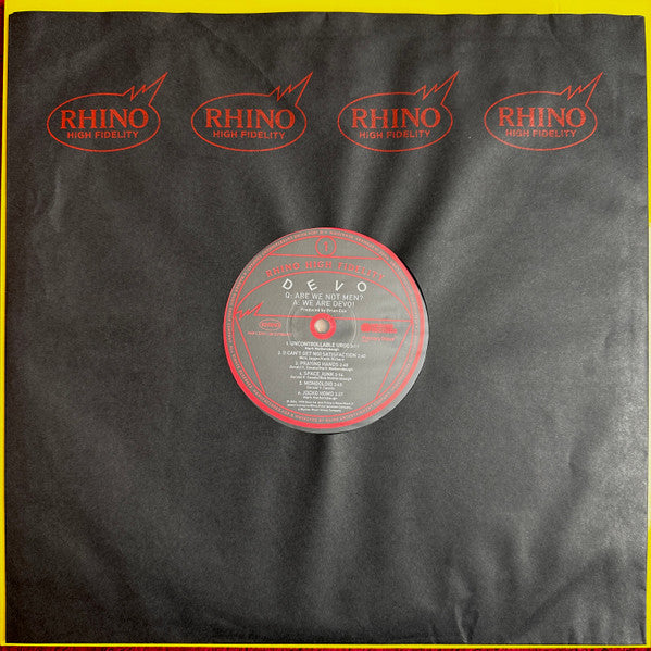 Devo : Q: Are We Not Men? A: We Are Devo! (LP,Album,Limited Edition,Numbered,Reissue,Stereo)