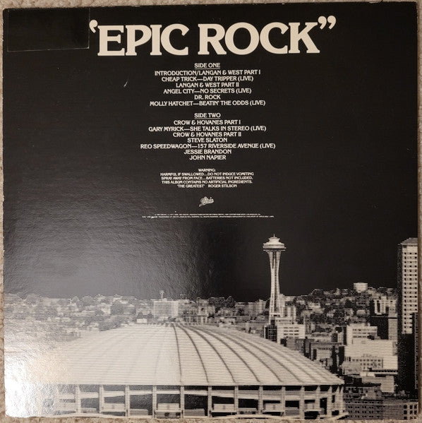 Various : Epic Rock (Seattle's Best Rock KISW-FM 100) (LP,Compilation)