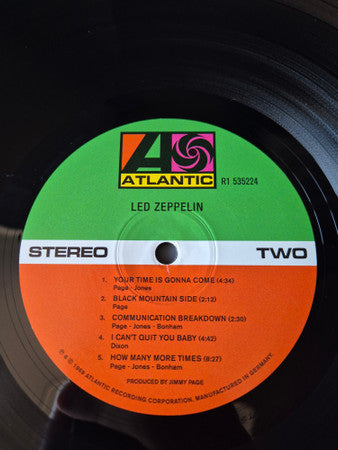 Led Zeppelin : Led Zeppelin (LP,Album,Reissue,Remastered,Stereo)