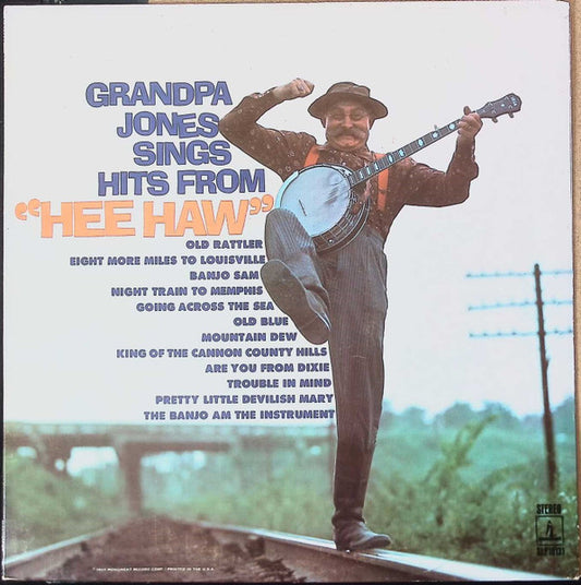 Grandpa Jones : Grandpa Jones Sings Hits From "Hee Haw" (LP,Album,Stereo)